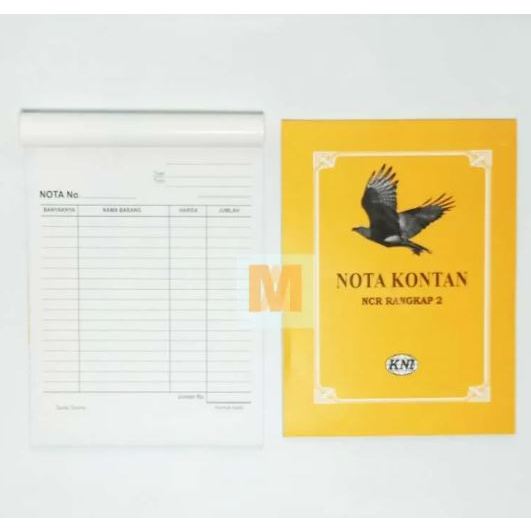 

(2 & 1 Ply) Buku Nota Kontan KNI Kecil / Nota Kontan 2 & 1 Rangkap