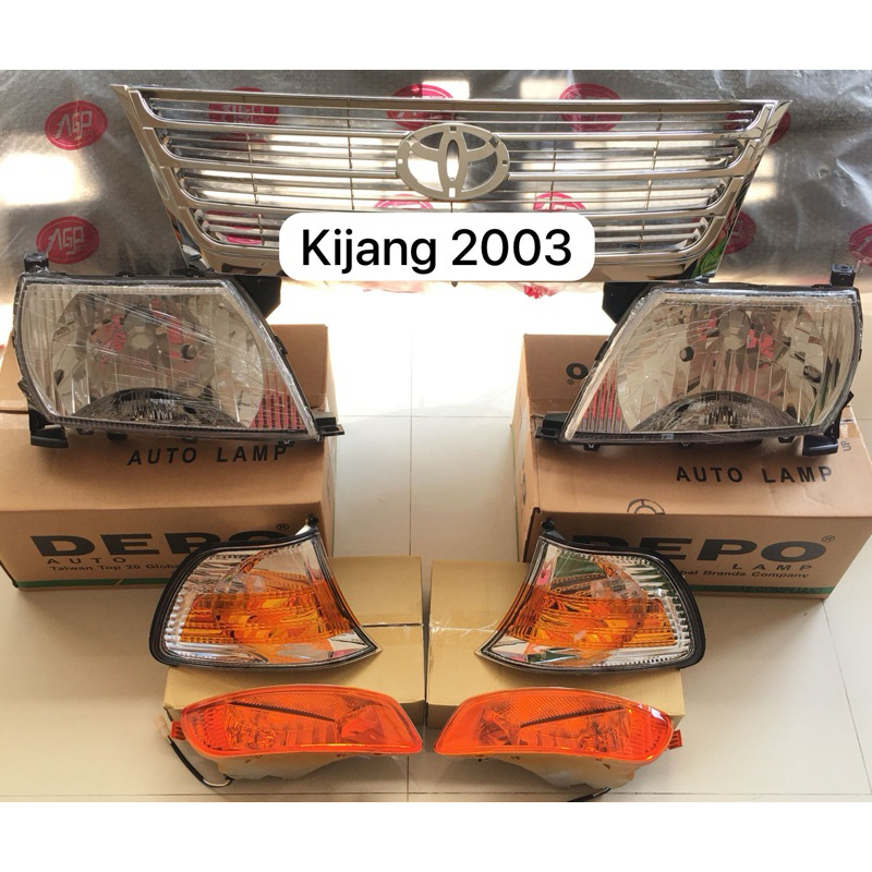 PAKET NEW MODEL KIJANG LGX / HEADLAMP / SEIN / FOGLAMP / GRIL