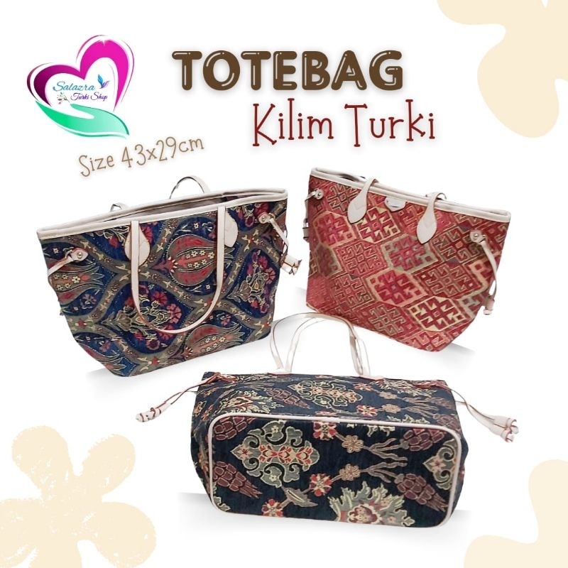 TOTEBAG TAS TURKI ORI | TAS KILIM WANITA TURKI