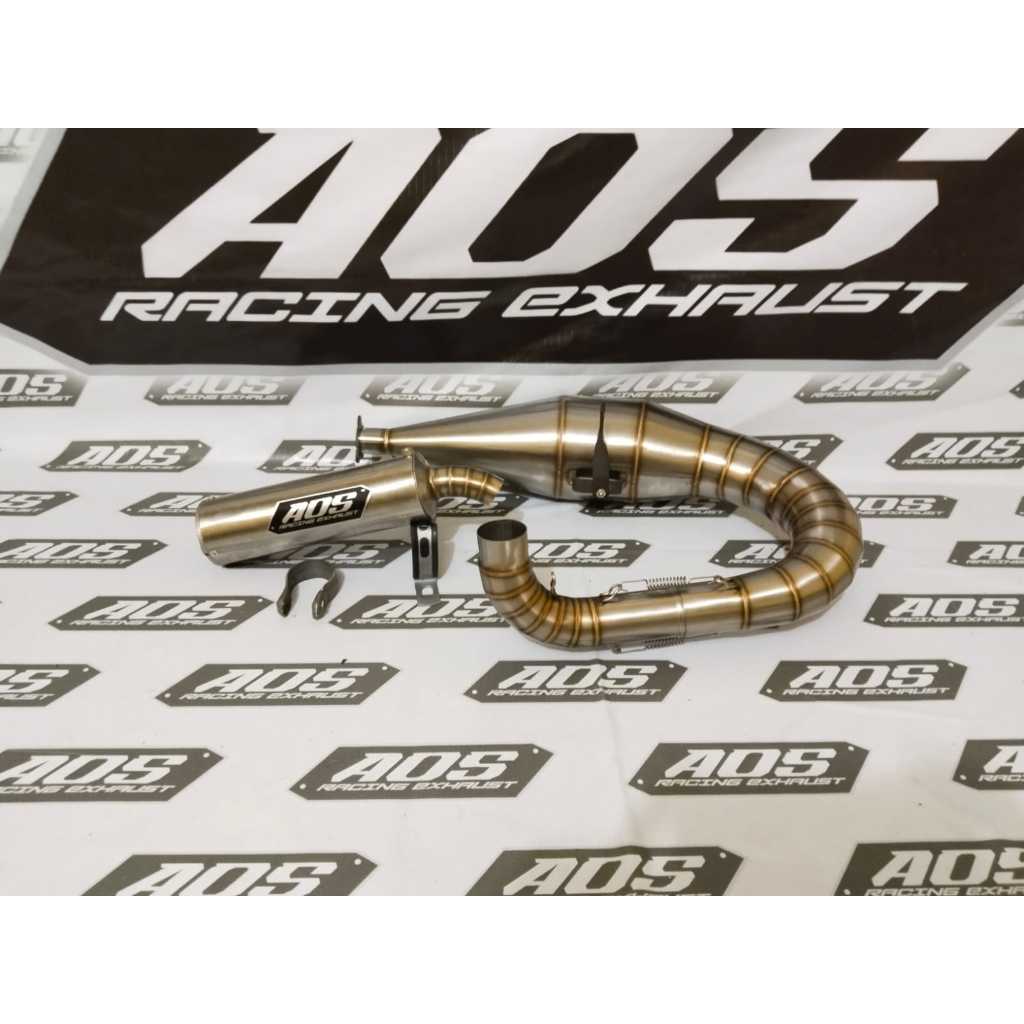 knalpot vespa racing kiri buang kanan stenlis