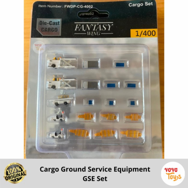 Promo Miniatur Diorama 1/400 Ground Service Equipment GSE by Fantasy Wings Berkualitas