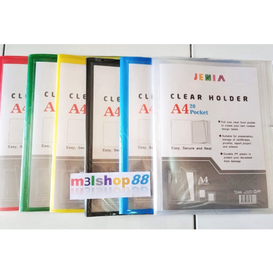 

DiSkon Clear holder A4 2 lembar JENIA MEDIA KITA1 pcs