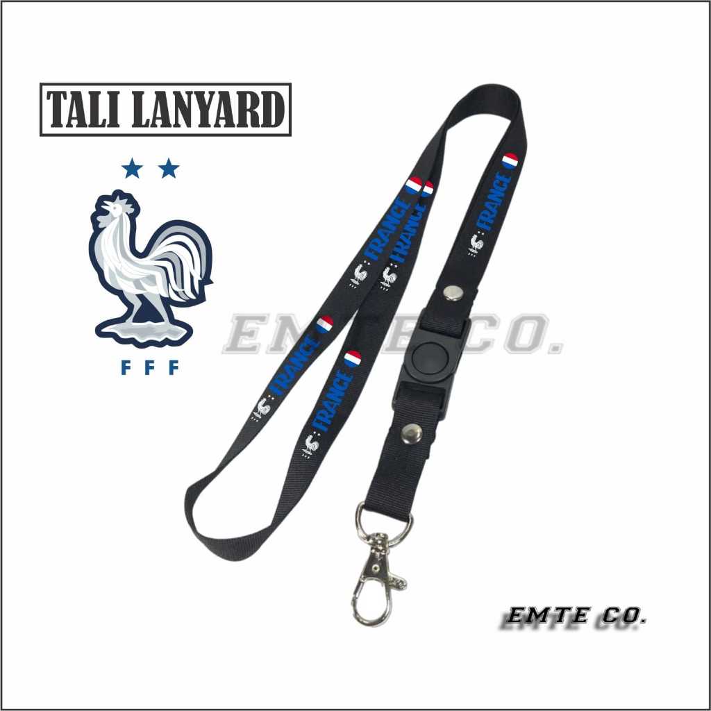 

LANYARD FRANCE TALI LANYARD ID CARD/GANTUNGAN HP