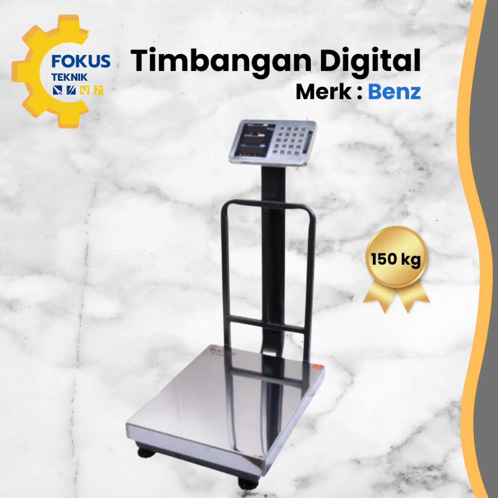 Timbangan Duduk Digital / Timbangan Paket Ekspedisi 150 Kg BENZ 6150