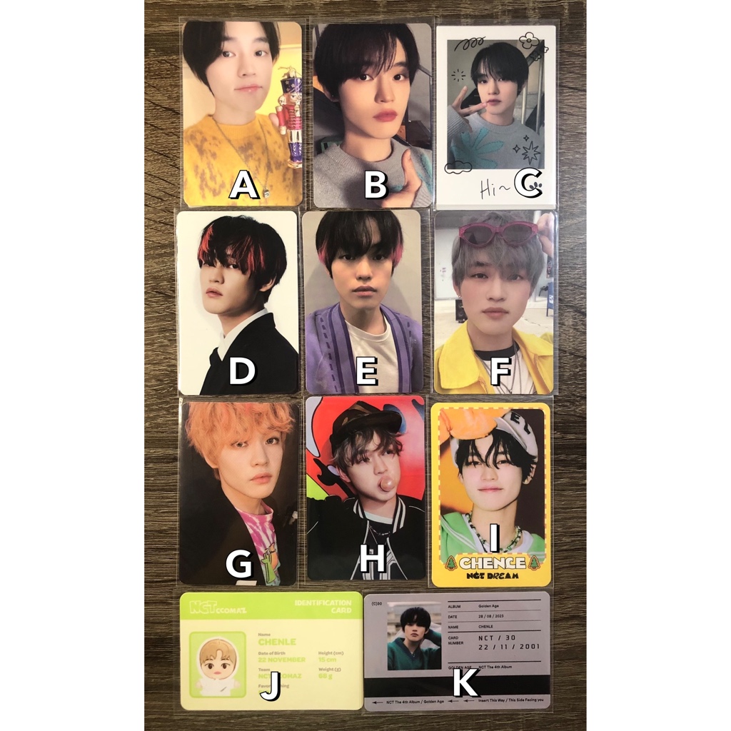 

Photocard Chenle NCT Dream