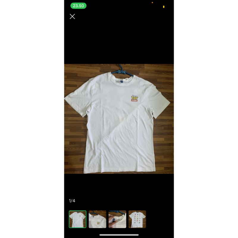 kaos disney toy story h&m second