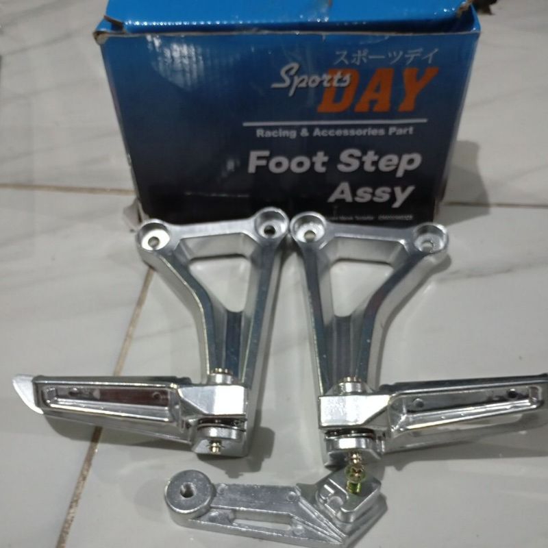 postep footstep cbr 650 set pangkon knalpot