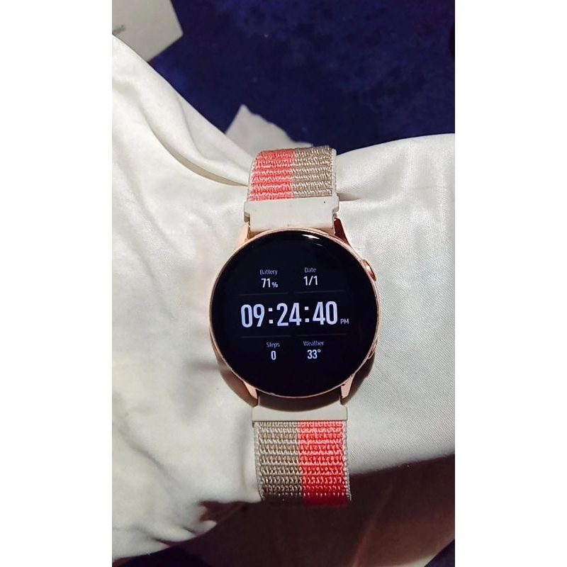 jam smartwatch-samsung galaxy watch active-original good condition