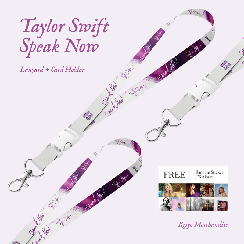 

Lanyard Taylor Swift - Speak Now | Merchandise Taylor Swift