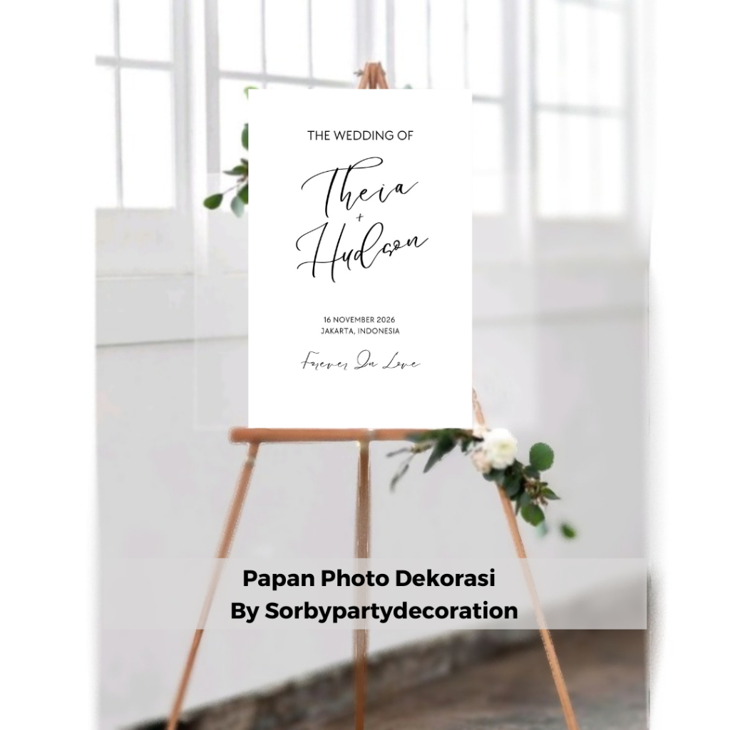 Papan dekorasi lamaran nikahan engagement wedding