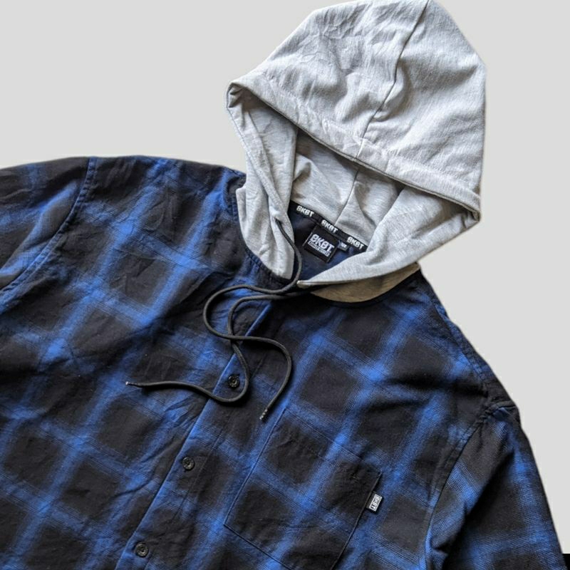 Hoodie flanel oversized Bunker Buster