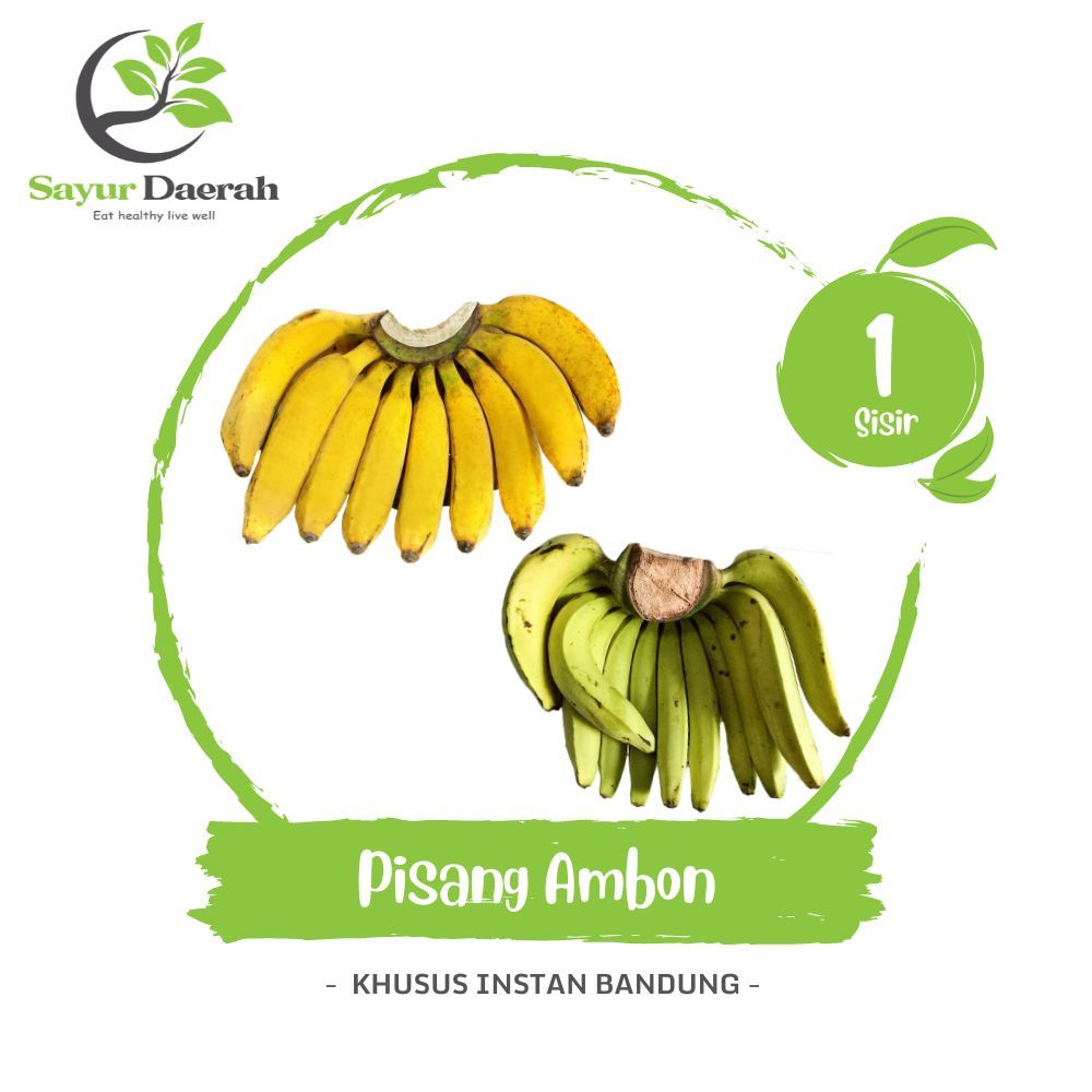 

Pisang Ambon Lumut Lembang 1 Sisir | Sayur Daerah