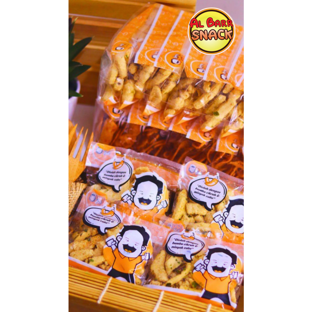 

2Xbtygneal Sakha Snack ) Basreng Stik Pedas Daun Jeruk Original Daun Jeruk Cikruh Camilan Ringan