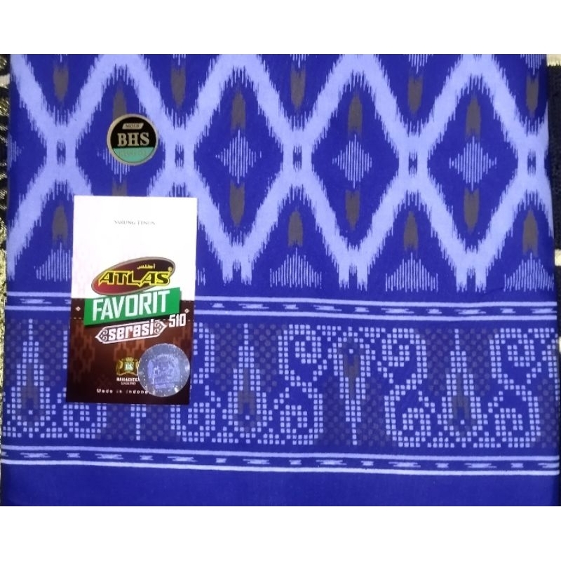 SARUNG ATLAS FAVORIT SERASI ( label motif BHS )