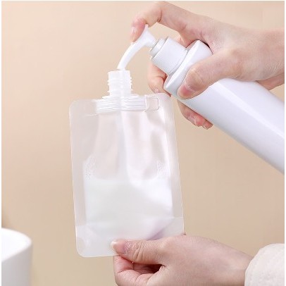 KANTONG CAIRAN SHAMPO TRAVELING - KANTONG TRANSPARAN CAIRAN SABUN TRAVELING - KANTONG WATERPROOF TRA