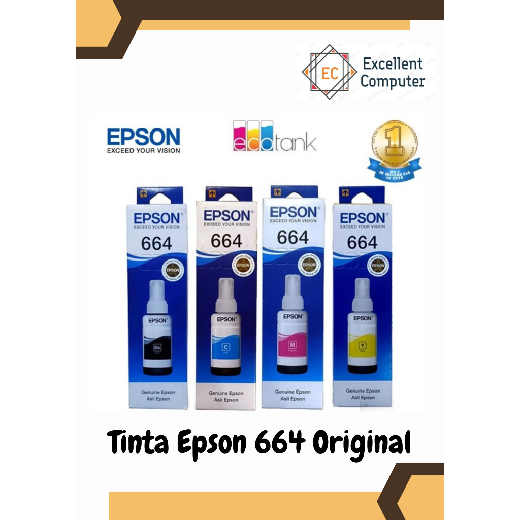 Tinta Printer Epson 664 Original