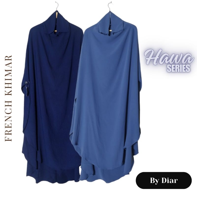 TERPOPULER DIAR HAWA SERIES FK- FRENCH KHIMAR INSTAN KARET PREMIUM JUMBO LONG OVAL INSTANT KHIMAR