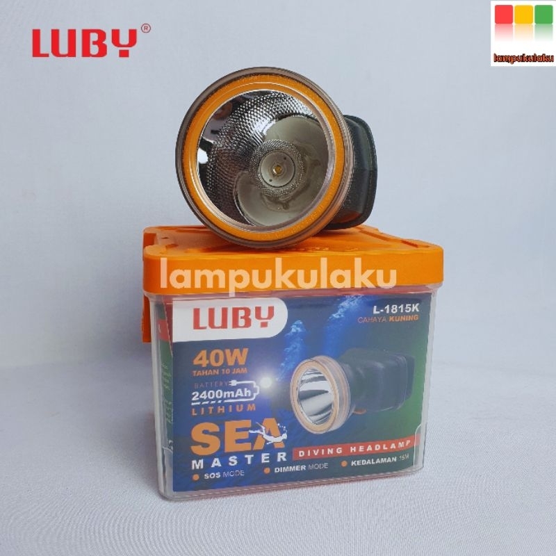 Senter Kepala Headlamp - Luby 1815K (cahaya kuning)