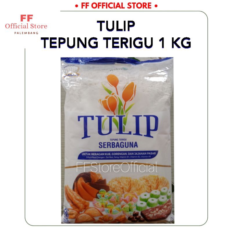 

(INSTANT & SAMEDAY) TULIP Tepung Terigu Aneka Makanan Serbaguna 1 KG