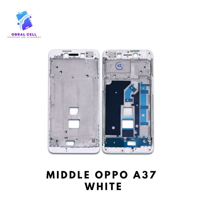 MIDDLE / TULANGAN OPPO A37 WHITE