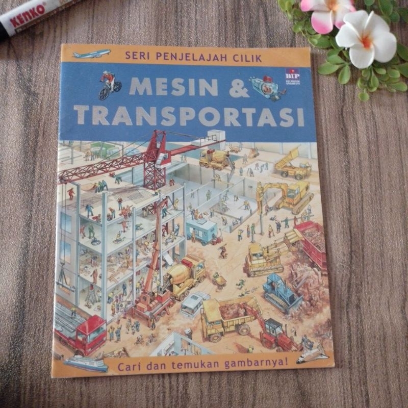 buku seri penjelajah cilik Mesin dan Transportasi preloved