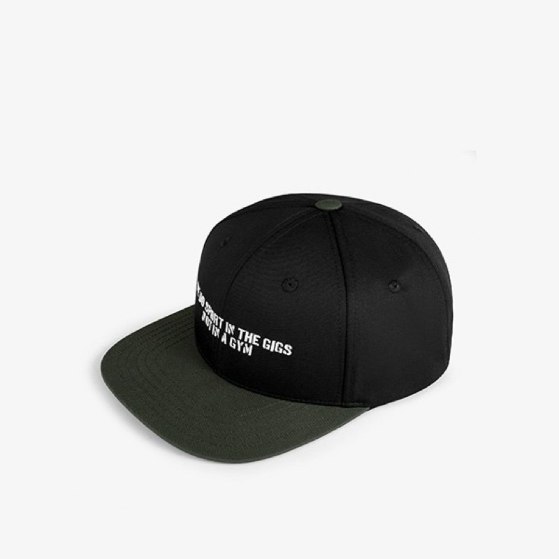Topi Geoff Max Original - Court Black Army | Cap | Snapback | Topi Unisex