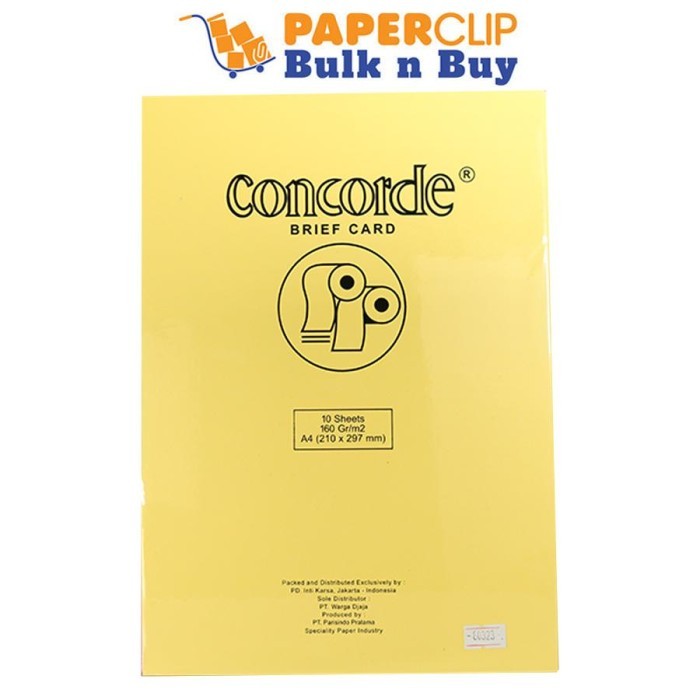 

Kertas Concorde - Kertas Sertifikat Ukuran A4 isi 10 lembar