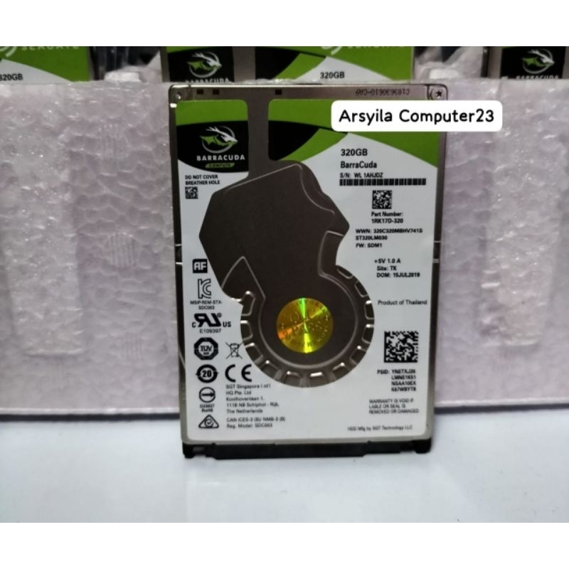 Hardisk Internal 320 Gb Random Slim Hdd 2,5 Inch For Laptop& Notebook Bergaransi