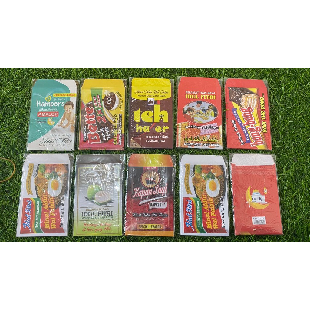 

Amplop Lebaran Unik 1pack -10Bungkus