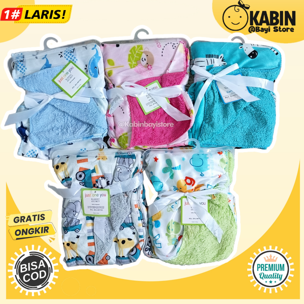 Selimut Hangat Bayi Double Fleece Baby Blanket