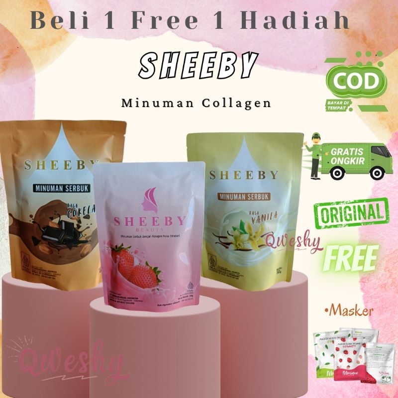 Sheeby Collagen Minuman Collagen Sheeby Minuman Mencerahkan Original