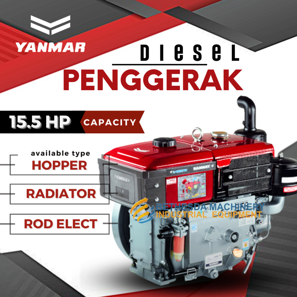 YANMAR TF 155 H-di Hopper / Penggerak diesel 15.5 HP TF 155-R
