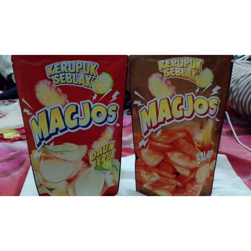 

KERUPUK SEBLAK MACJOS 3 varian rasa renyah enak bikin nagih