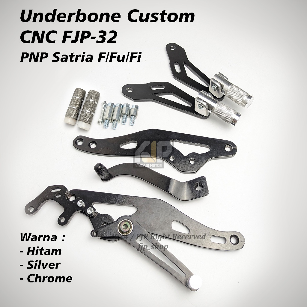 Underbone Satria Fu Custom Plat Besi Satria Fu 150 Karbu / FuFi Fu Injeksi 150 (Satria New)