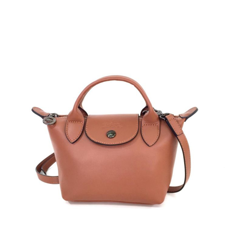 L*champ Le Pliage Cuir Mini