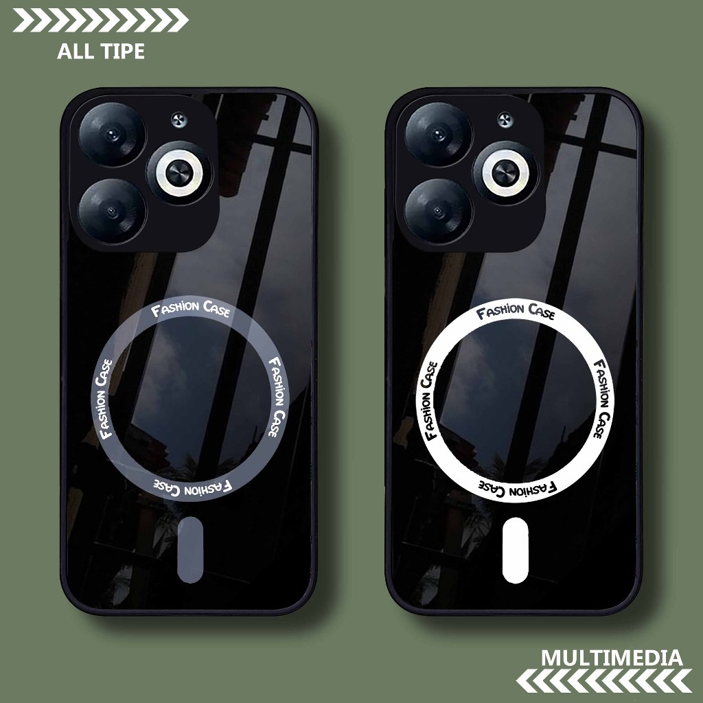 MULTIMEDIA - CASE KACA ITEL A60 A60S SOFTCASE GLASS KILAU INFINIX ITEL A60 A60S CASING ITEL A60 A60S