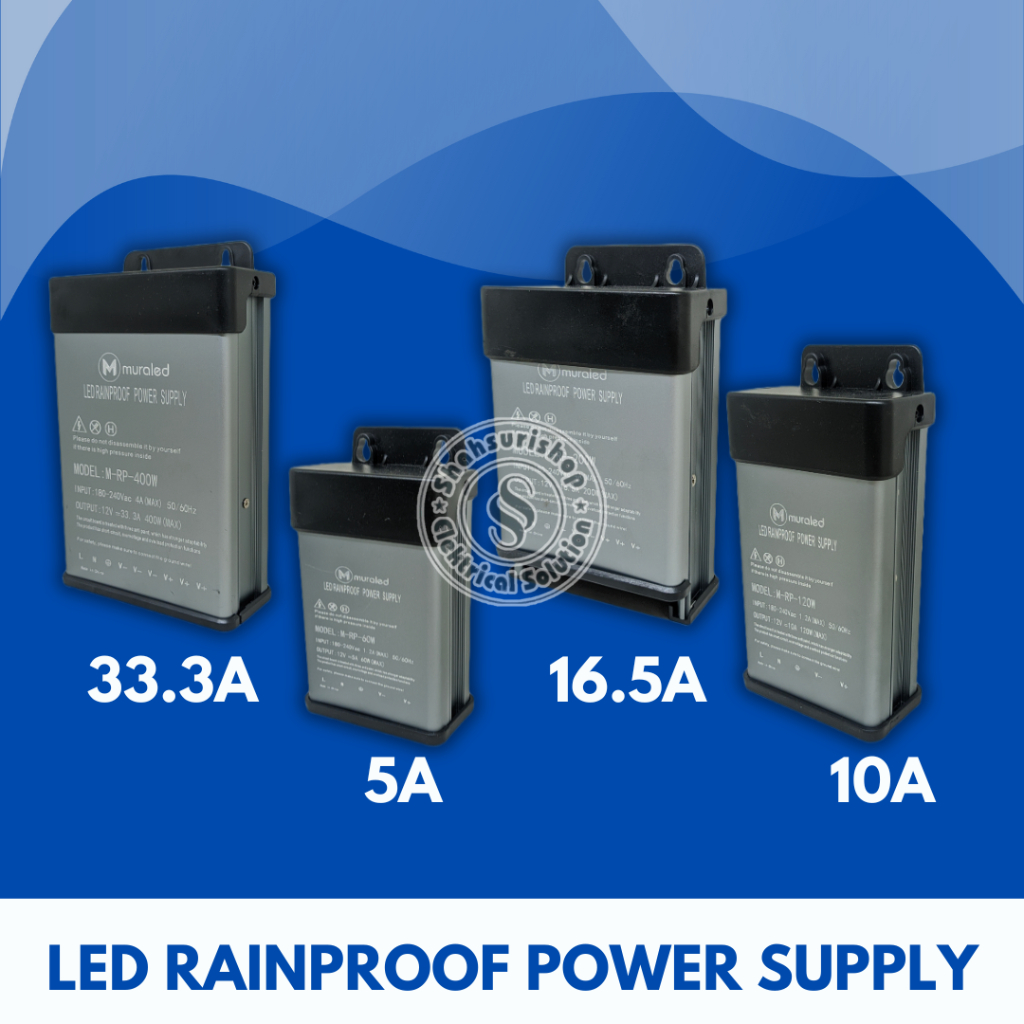 YAMASAKI LED RAINPROOF POWER SUPPLY 12V