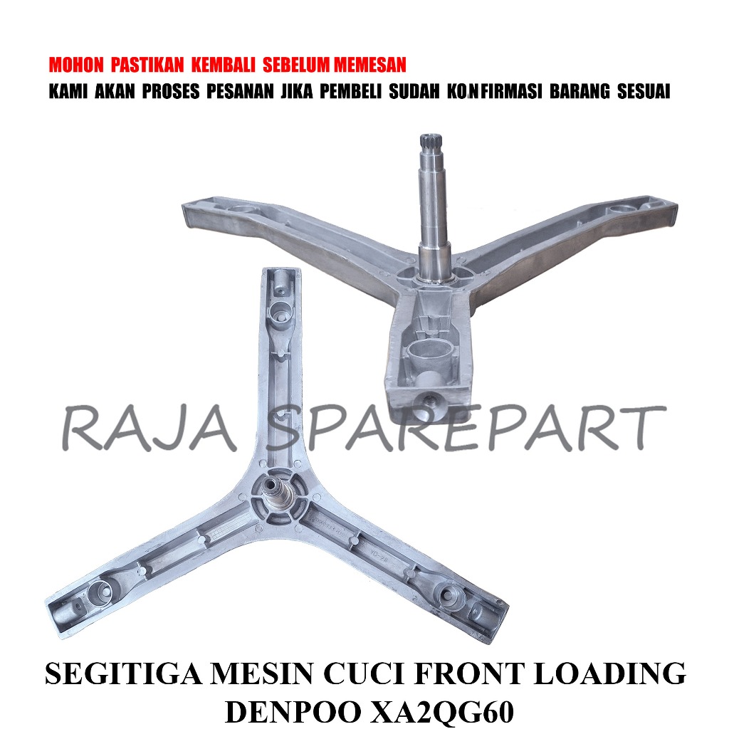 SG51 BALING-BALING/SPIDER MESIN CUCI/SEGITIGA MESIN CUCI FRONT LOADING DENPOO XA2QG60