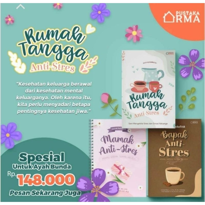 Rumah Tangga Anti Stress 3 Buku Promo