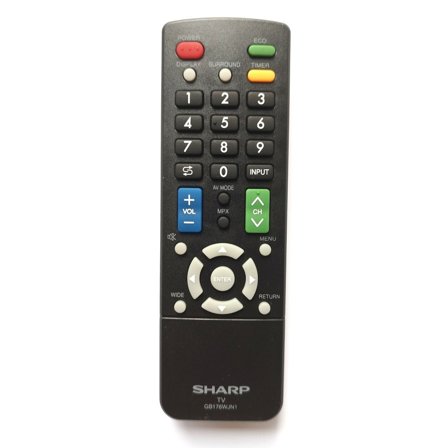 REMOT REMOTE TV SHARP AQUOS GB176WJN1 LCD LED ORIGINAL ASLI