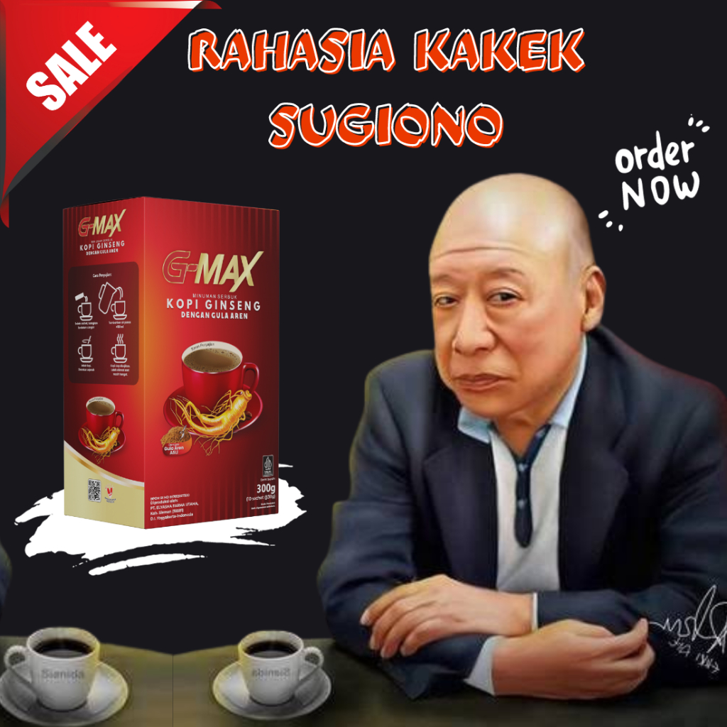 

PROMO!! G-Max Kopi Ginseng Rasa Gula Aren - Kopi G-Max Original (Privasi Aman)