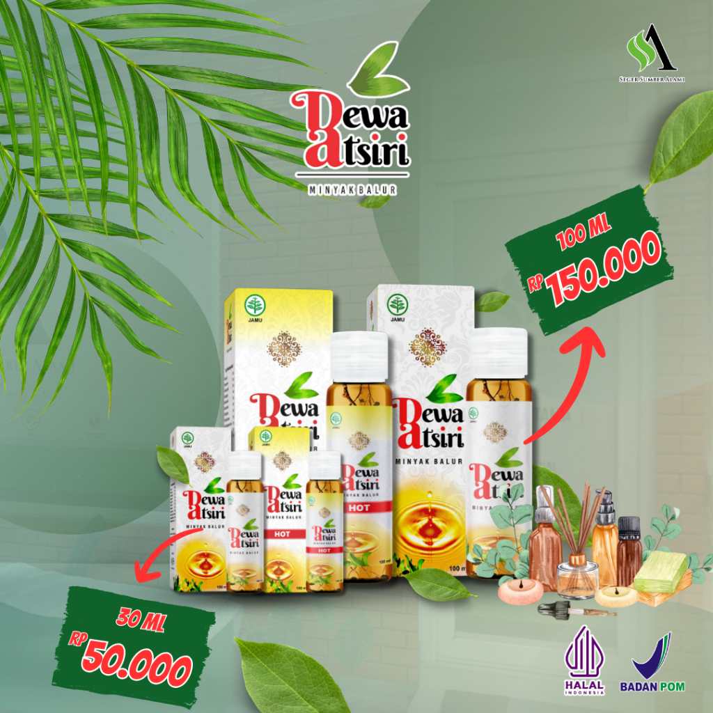 DEWA ATSIRI | Minyak Balur 100 ml | minyak pijat herbal