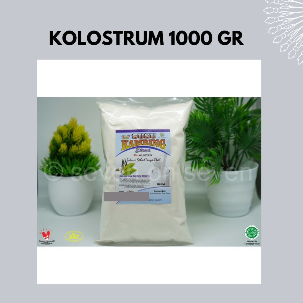 

Susu kambing Kemasan Kolostrum 1kg, 500gr. 250gr, Kolostrum mengandung kalsium yang tinggi