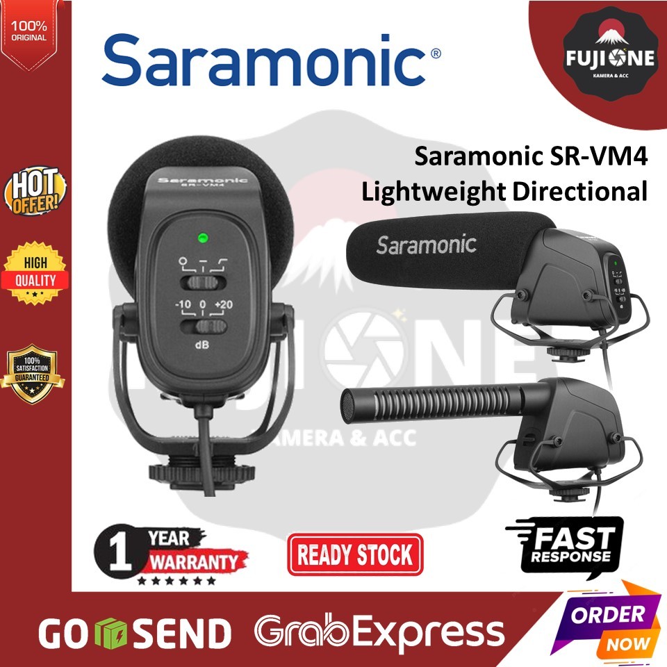 Saramonic SR-VM4 Lightweight Directional Condenser Shotgun Microphone