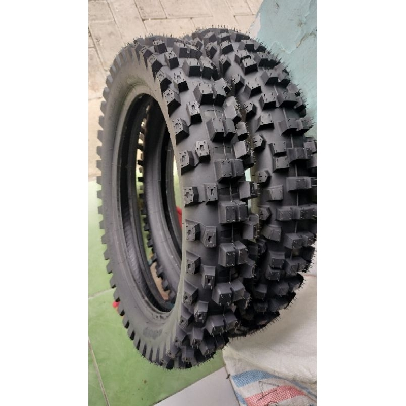 Paket Sepasang-1[Set]Ban Motor Cross Ring17 Ukuran(250-275) & (275-300)