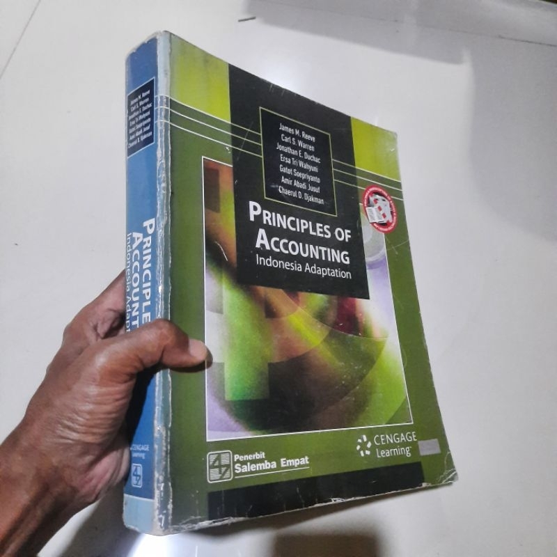 (ORI 100%) Principles of Accounting Indonesia Adaptation > James M Reeve / Carl S Warren