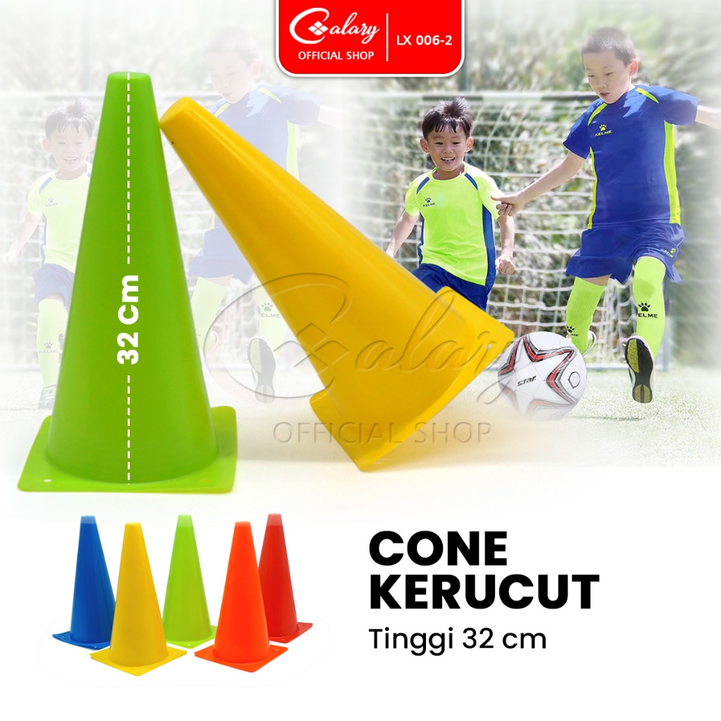 CALARY Cone Kerucut 32Cm Kecil Penanda Jalan Latihan Olahraga 006-2