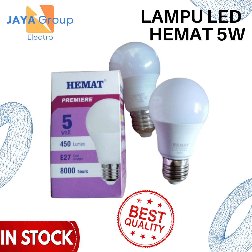 LAMPU LED HEMAT PREMIERE 5/10/15 WATT