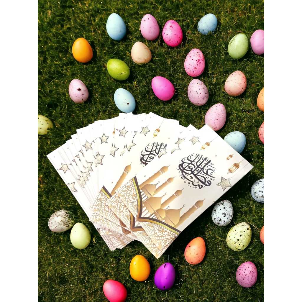 

Amplop ampau lebaran Motif Snack karakter A/B (isi 100 lembar mix) fv