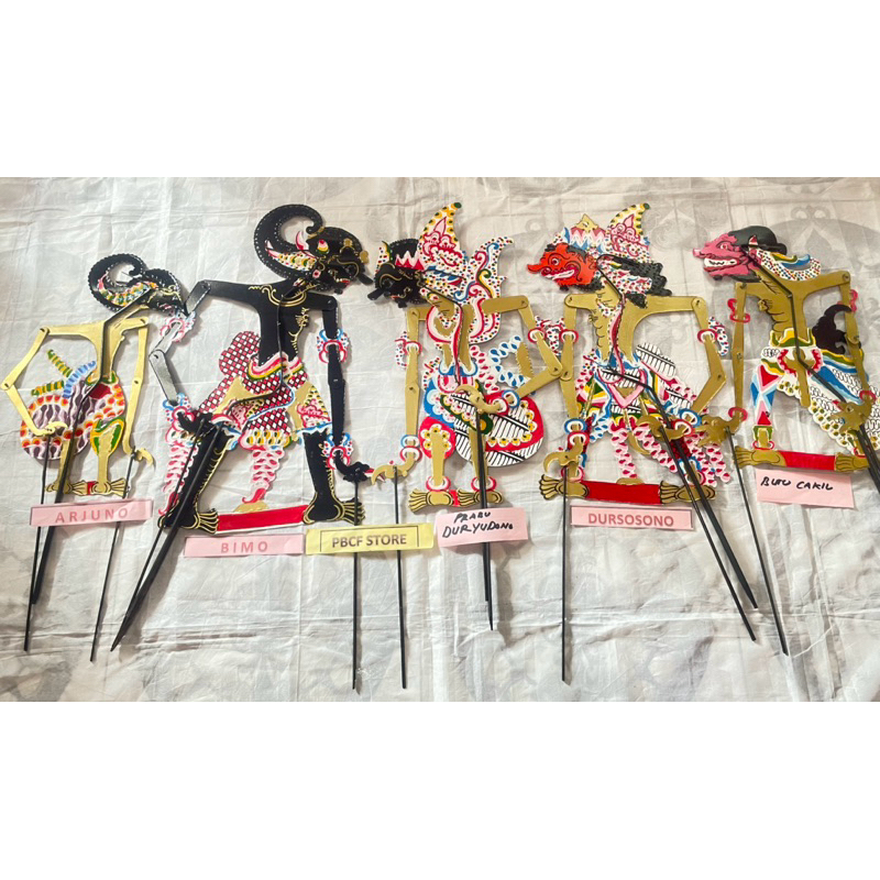 WAYANG kertas PAKET 5 WAYANG 6 Wayang Gunungan